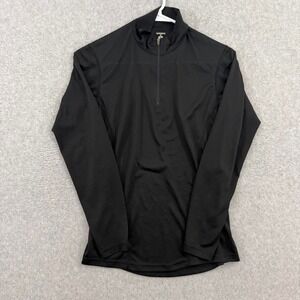 Mountain Hardwear Women's Quarter Zip Pullover Black Size Small Made in USA